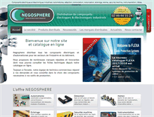 Tablet Screenshot of negosphere.fr